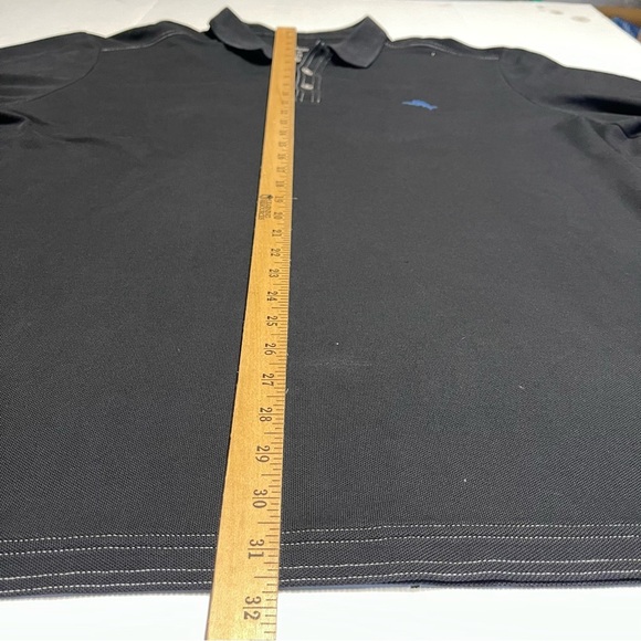 Tommy Bahama Charcoal Polo with Blue Logo - Picture 6 of 7